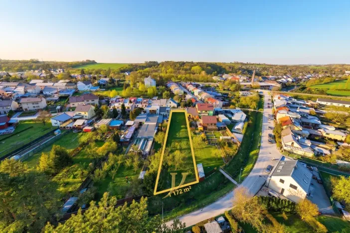 Prodej pozemku pro bydlení, Olomouc, Česká čtvrť, 1172 m2