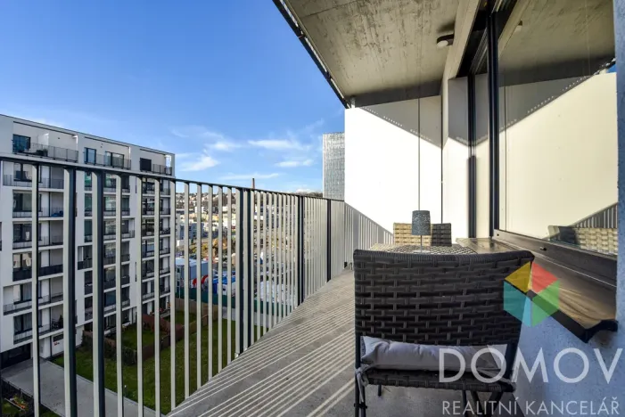 Pronájem bytu 1+kk, Praha - Vysočany, Smržových, 33 m2