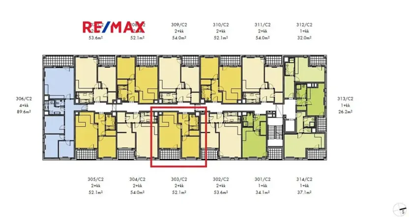 Pronájem bytu 2+kk, Praha - Ruzyně, Stočesova, 52 m2