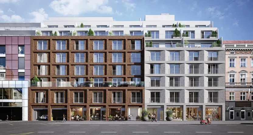 Pronájem bytu 3+kk, Praha - Karlín, Křižíkova, 70 m2