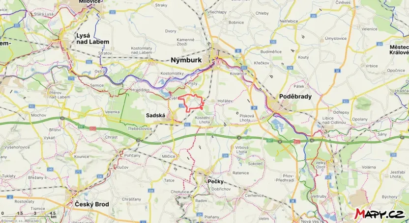 Pronájem rodinného domu, Zvěřínek, Nymburská, 64 m2