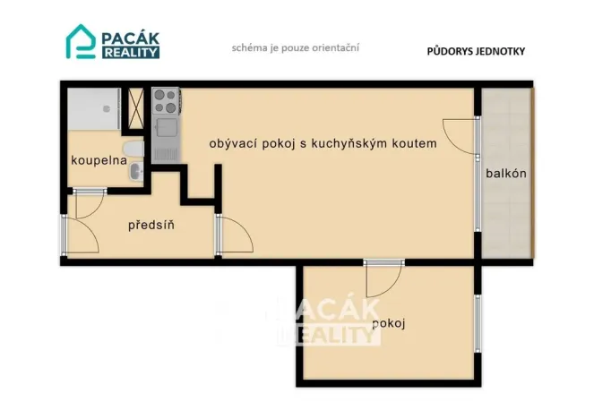 Prodej bytu 2+kk, Olomouc, Jeremiášova, 40 m2