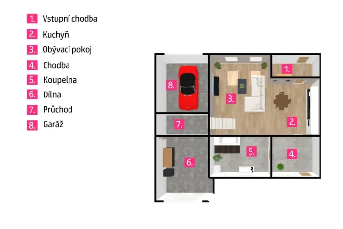 Prodej rodinného domu, Lesonice, 120 m2
