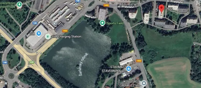 Pronájem bytu 2+kk, Písek - Budějovické Předměstí, třída Přátelství, 37 m2