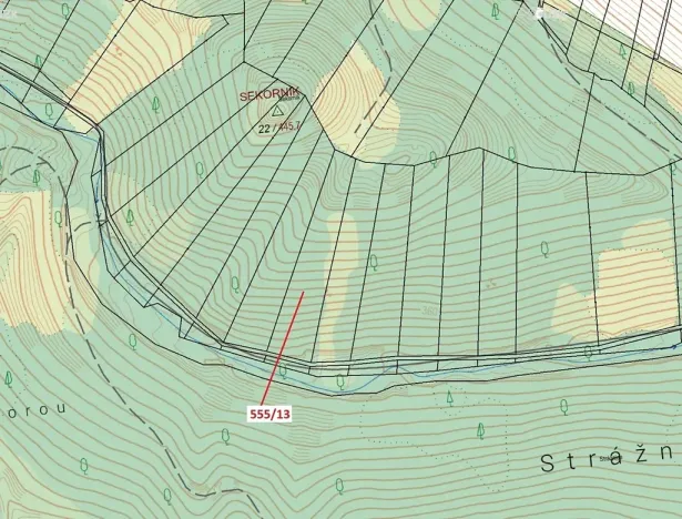 Dražba lesa, Vranová Lhota, 5798 m2