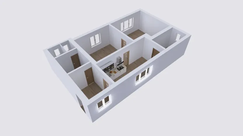 Prodej bytu 2+1, Dlouhá Loučka, Sokolská, 75 m2