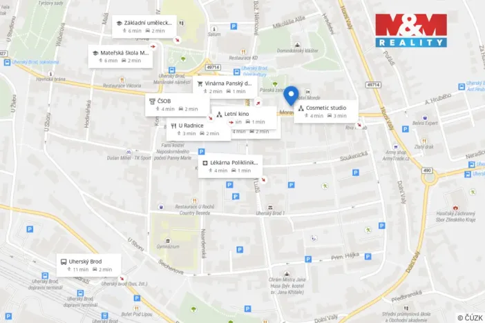 Pronájem obchodního prostoru, Uherský Brod, Moravská, 205 m2