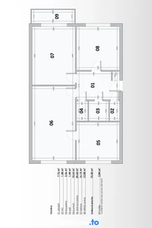 Pronájem bytu 3+1, Znojmo, Krylova, 79 m2