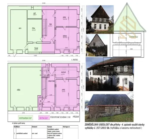 Prodej chalupy, Malečov, 328 m2