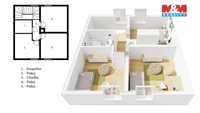 Prodej rodinného domu, Lučany nad Nisou, 156 m2