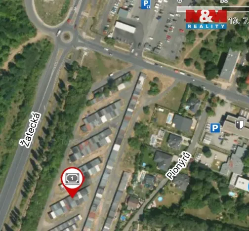 Pronájem garáže, Most, Pionýrů, 20 m2