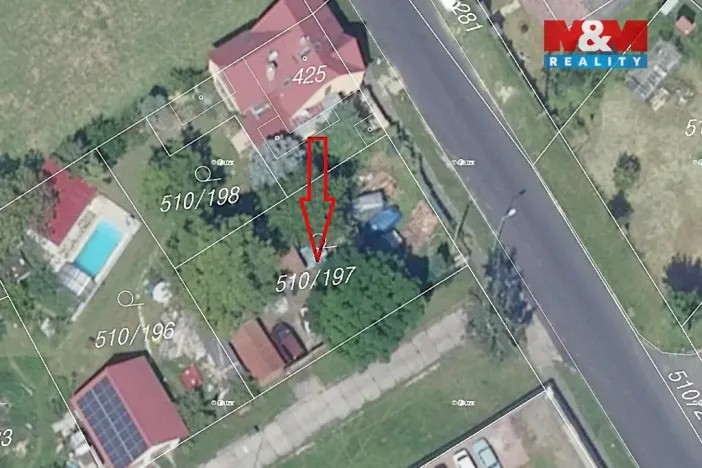 Prodej zahrady, Kolín - Sendražice, 401 m2