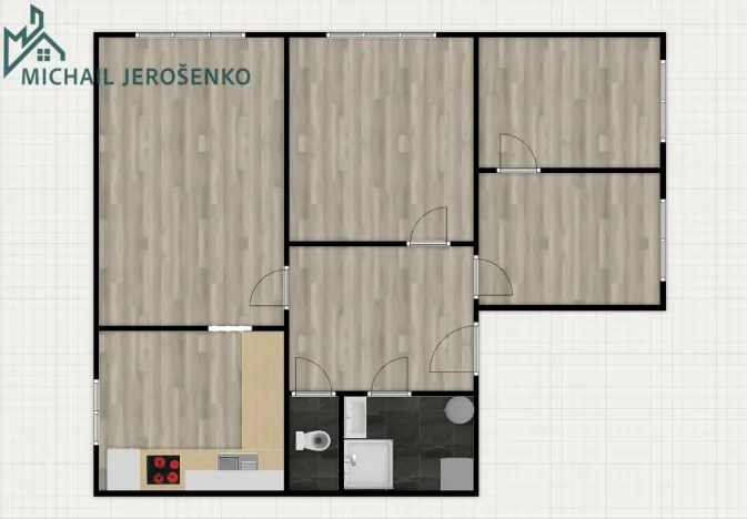 Pronájem bytu 4+1, Nučice, 96 m2