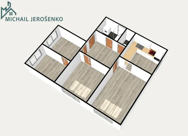 Pronájem bytu 4+1, Nučice, 96 m2