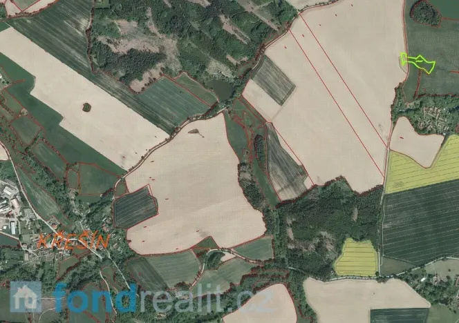 Prodej pole, Křešín, 6536 m2