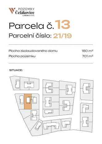 Prodej pozemku, Čelákovice - Záluží, Mstětická, 701 m2