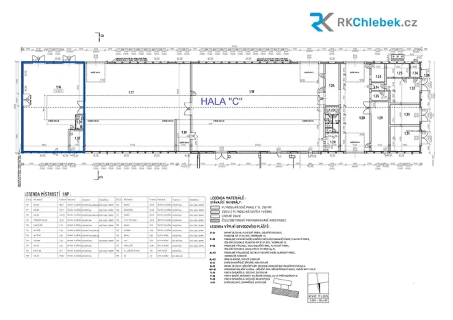 Pronájem výrobních prostor, Frýdek-Místek, Národních mučedníků, 1279 m2