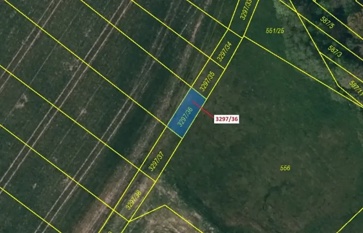 Dražba pozemku, Březník, 86 m2