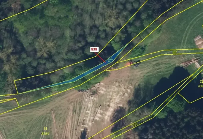 Dražba lesa, Ohnišov, 72 m2