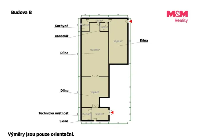 Prodej výrobních prostor, Stružná, 562 m2