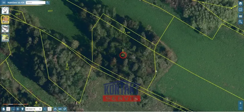 Prodej lesa, Strážek - Jemnice, 2666 m2