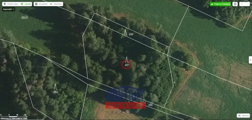 Prodej lesa, Strážek - Jemnice, 2666 m2