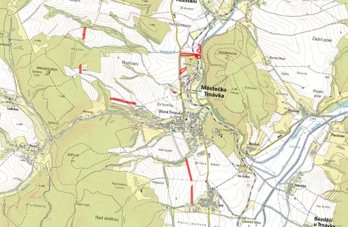 Prodej pole, Městečko Trnávka, 62966 m2