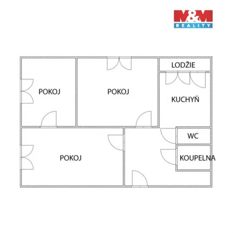 Prodej bytu 3+1, Ostrava - Moravská Ostrava, Sládkova, 69 m2