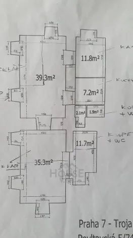 Prodej obchodního prostoru, Praha - Troja, 109 m2