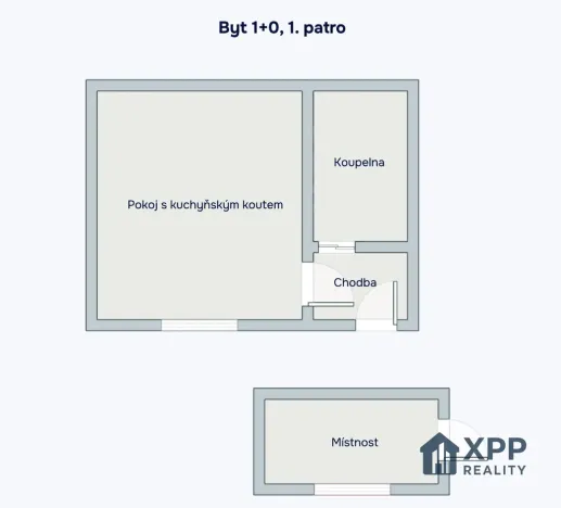 Prodej bytu 1+kk, Chlum u Třeboně, 22 m2