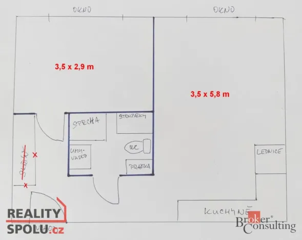 Prodej bytu 2+kk, Praha - Libuš, Mirotická, 40 m2