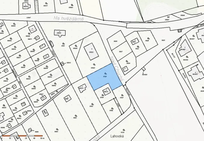 Prodej pozemku pro bydlení, Praha, Nad Chuchlí, 842 m2