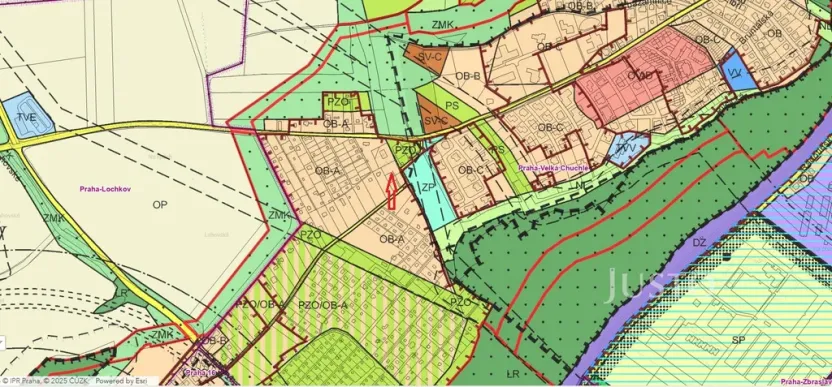 Prodej pozemku pro bydlení, Praha, Nad Chuchlí, 842 m2