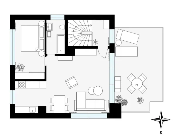 Prodej bytu 2+kk, Praha - Vysočany, Na výběžku, 64 m2