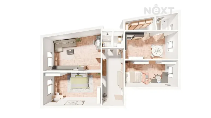 Prodej bytu 3+1, Praha - Libeň, Horovo náměstí, 90 m2