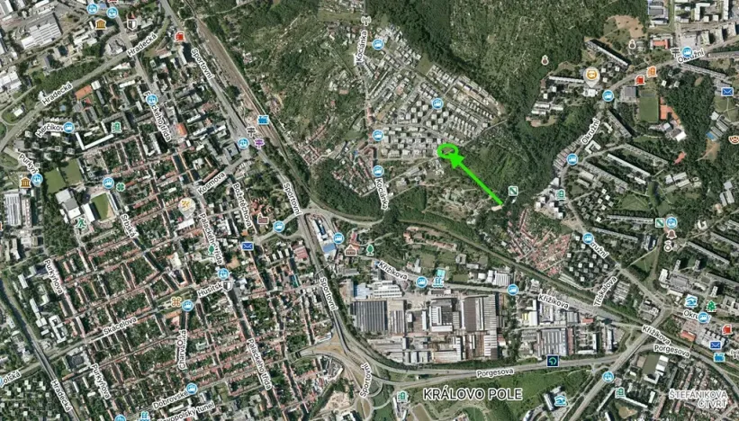 Prodej pozemku pro bydlení, Brno, Menšíkova, 1004 m2