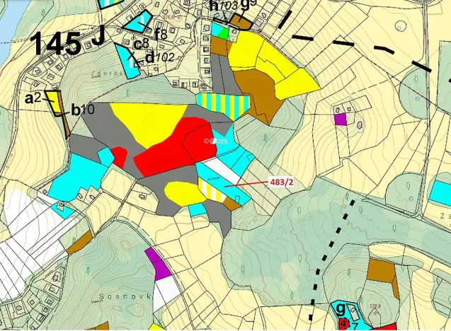 Dražba lesa, Zavlekov, 2895 m2