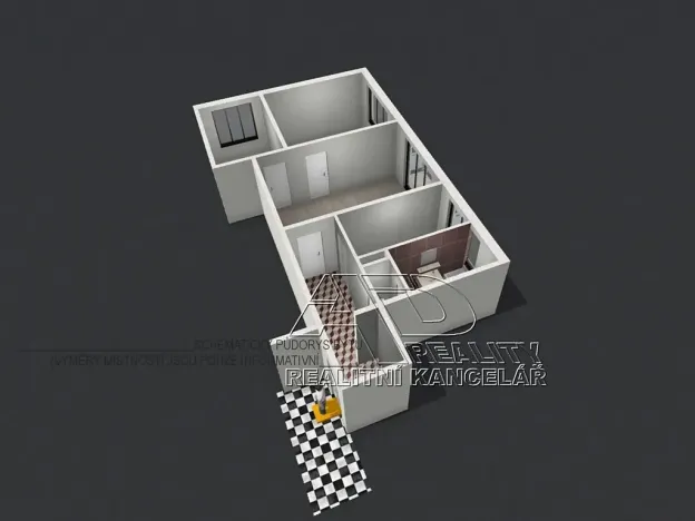 Prodej bytu 3+1, České Budějovice, L. M. Pařízka, 61 m2