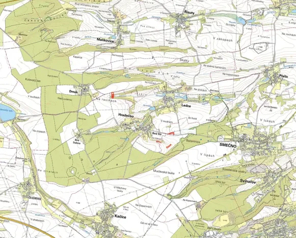 Prodej pole, Hradečno, 15895 m2