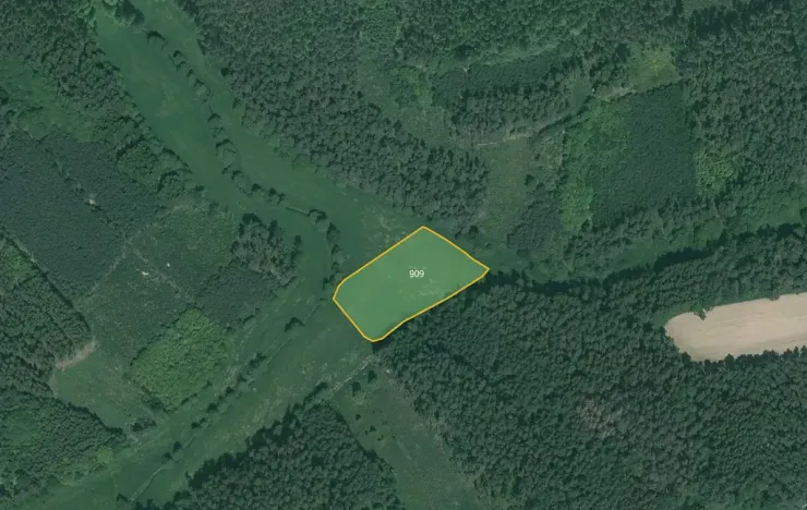 Prodej podílu louky, Poběžovice, 3711 m2