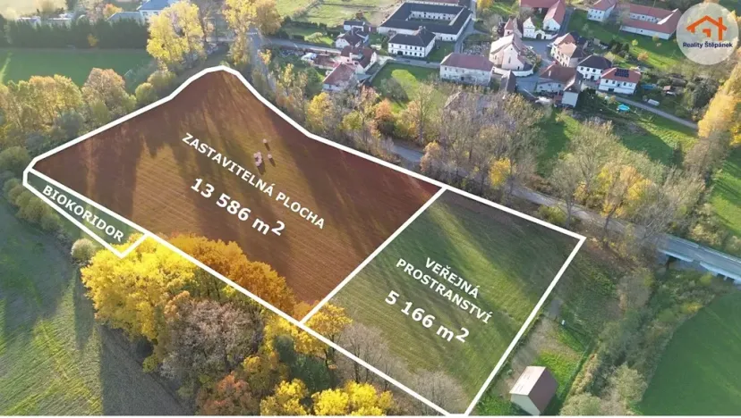 Prodej pozemku pro bydlení, Strýčice, 19527 m2