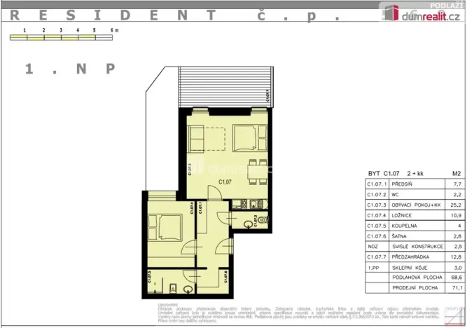 Prodej bytu 2+kk, Harrachov, 69 m2