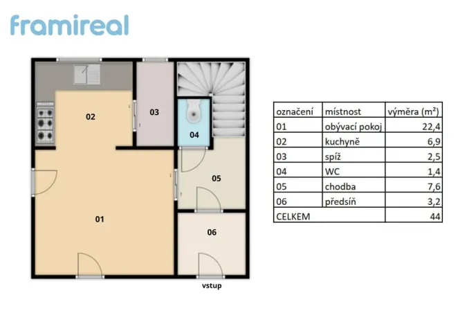 Prodej rodinného domu, Popůvky, Rosická, 91 m2