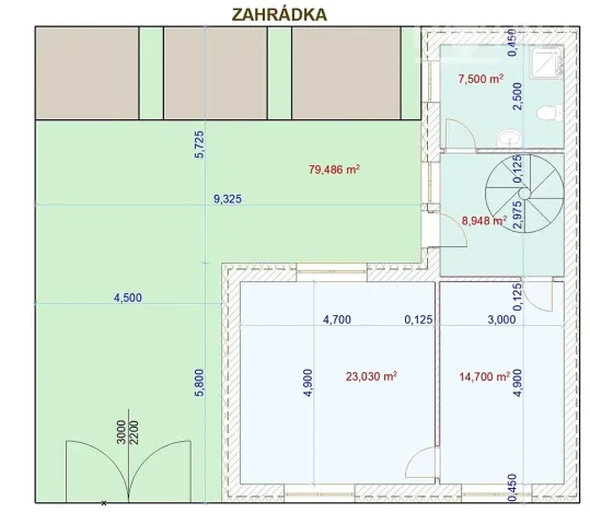 Prodej rodinného domu, Kanice, 68 m2