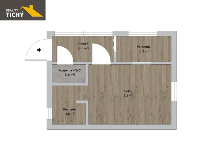 Prodej chaty, Nové Město nad Metují, Leštinská, 29 m2