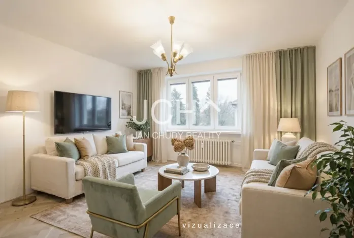 Prodej bytu 2+1, Uničov, Nerudova, 56 m2