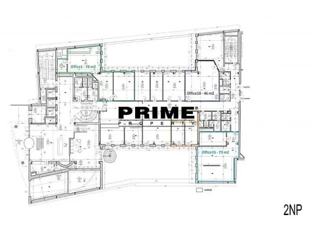 Pronájem kanceláře, Praha - Nové Město, Klimentská, 34 m2