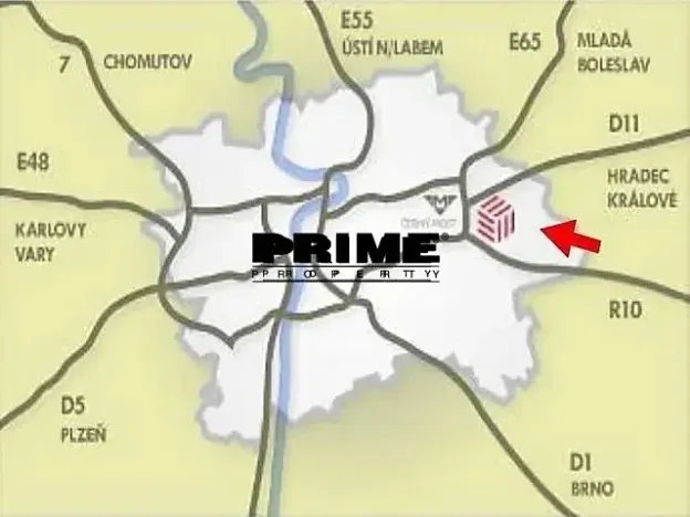 Pronájem skladu, Praha - Horní Počernice, Ve žlíbku, 382 m2