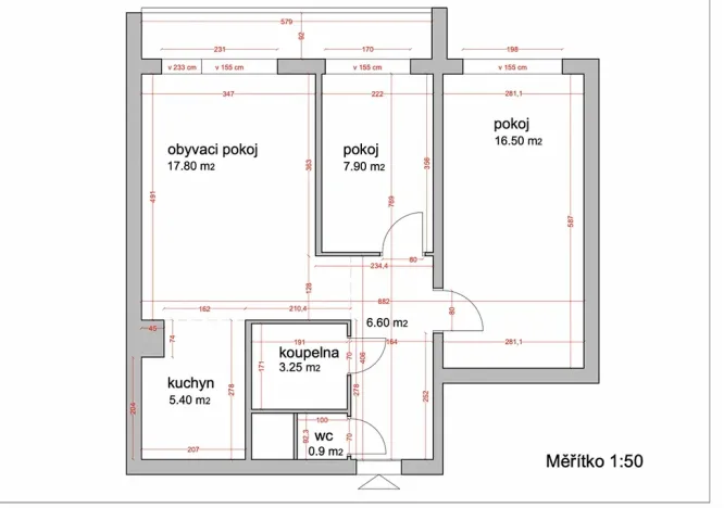 Prodej bytu 3+kk, Praha - Chodov, Modletická, 60 m2