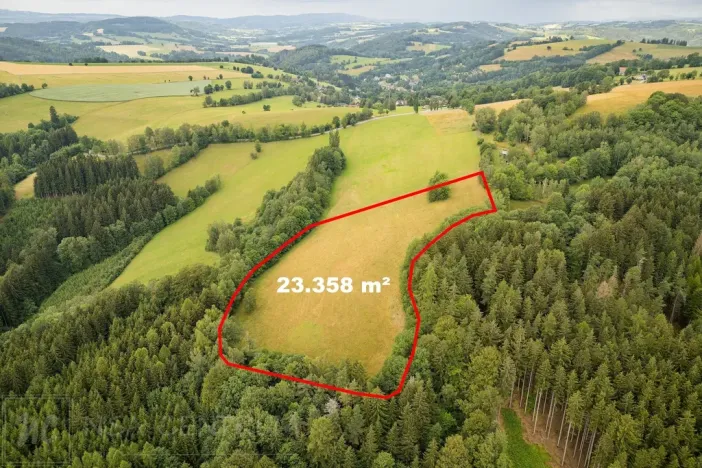 Prodej louky, Víchová nad Jizerou, 23358 m2